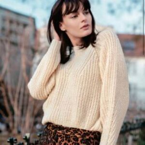 NWT Anthropologie The Korner Gold Sweater